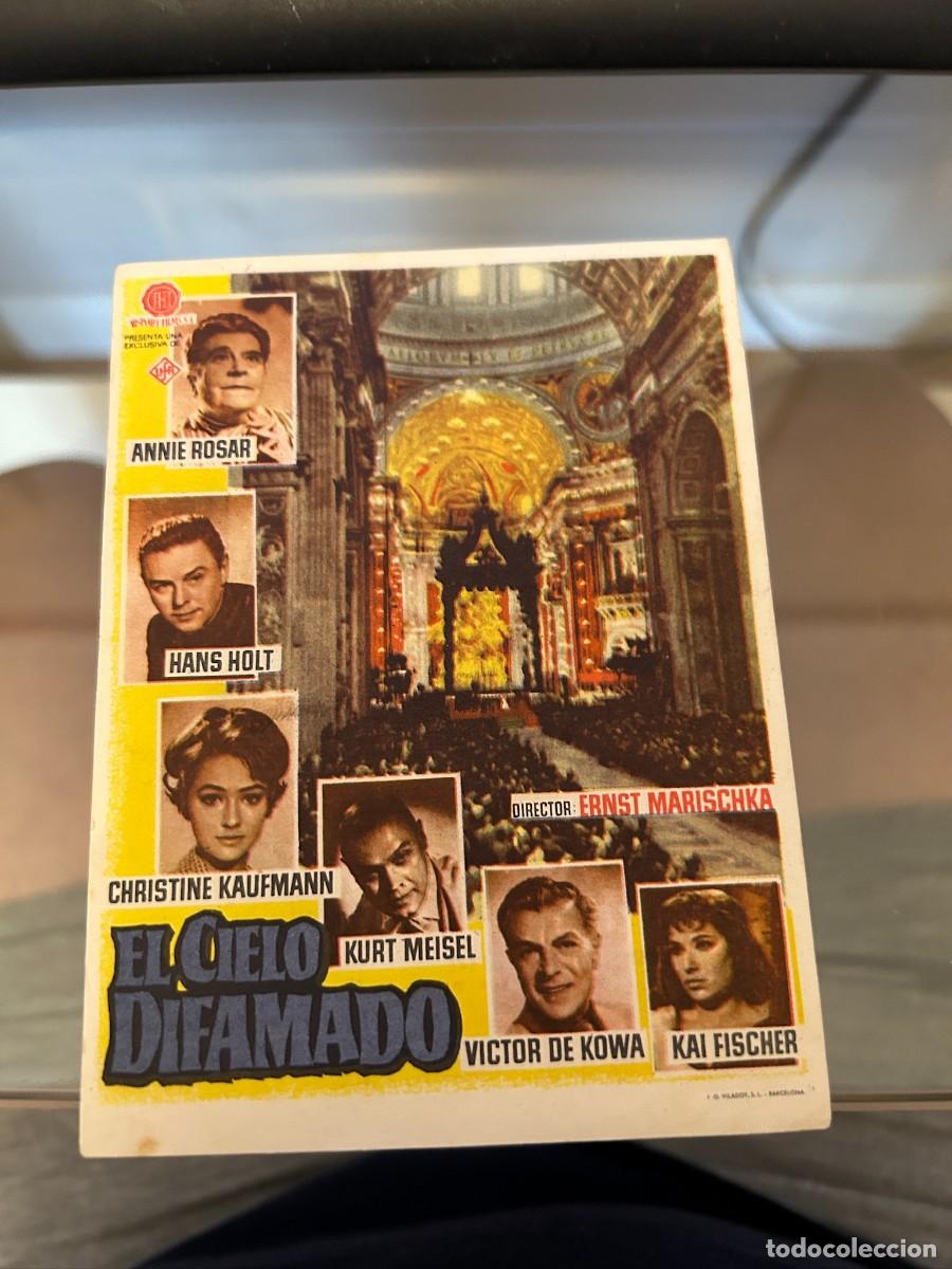 Cine: 1966 EL CIELO DIFAMADO CINE ROMA ALMERIA CON PUBLICIDAD BUEN ESTADO