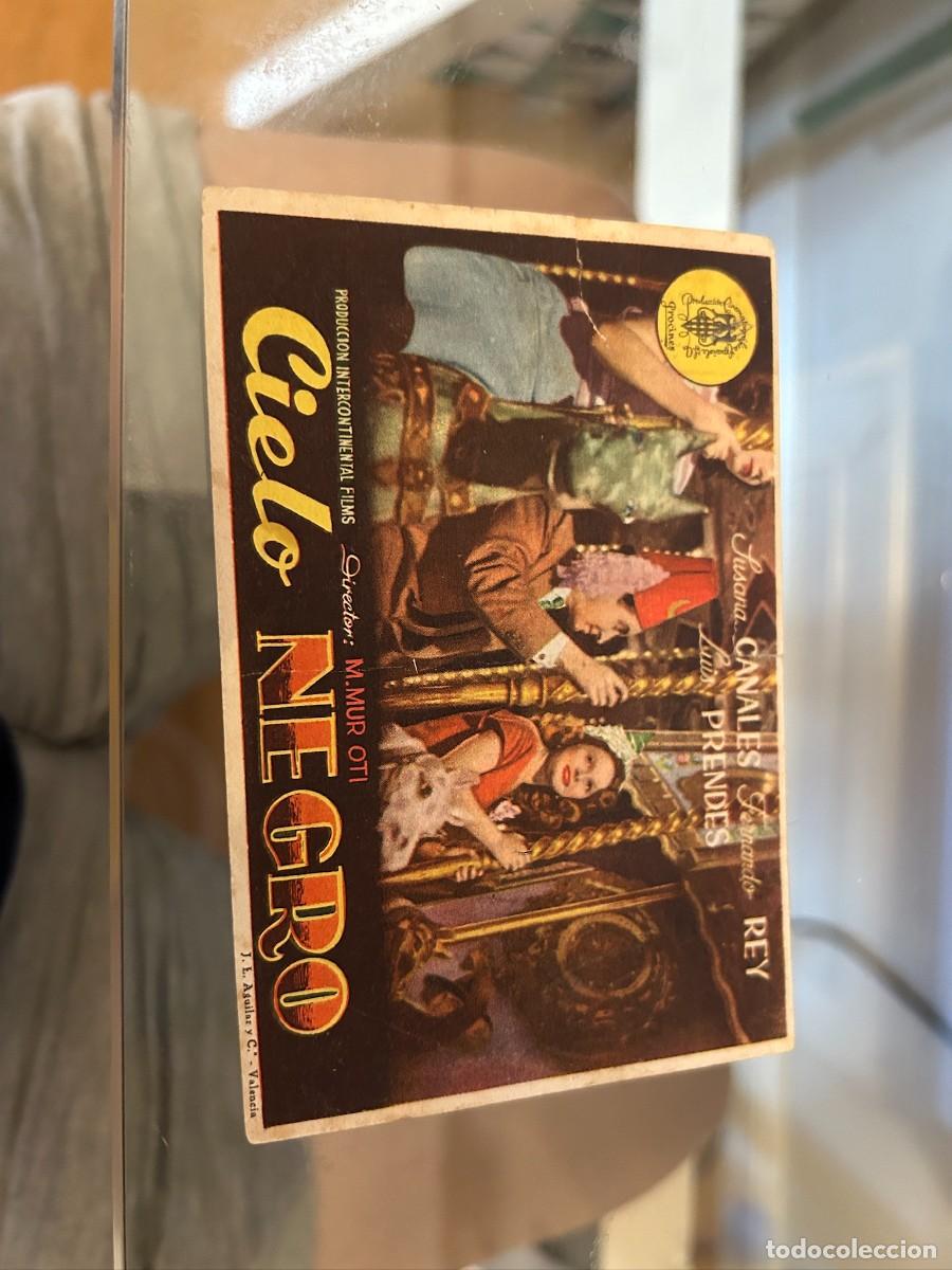 Cine: 1967 CIELO NEGRO TEATRO-CINE CAROLINA LA CAROLINA CON PUBLICIDAD BUEN ESTADO