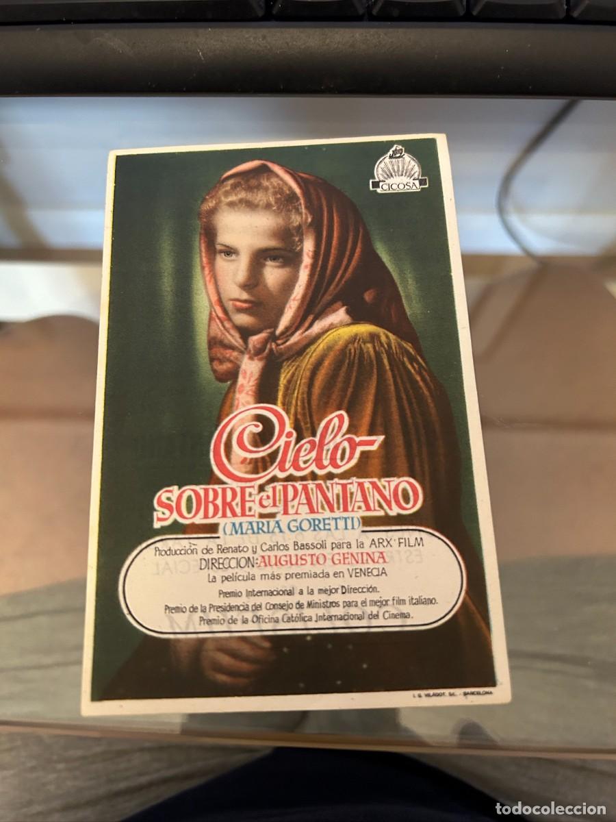 Cine: 1969 CIELO SOBRE EL PANTANO CINE COLISEUM BARCELONA NUEVO CON PUBLICIDAD