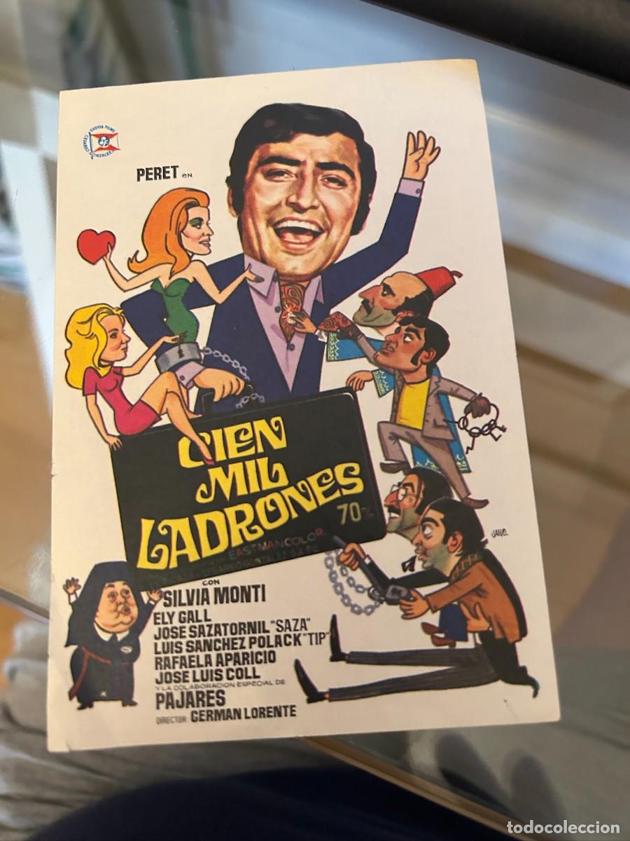 Cine: 1980 CIEN MIL LADRONES PERET SIN PUBLICIDAD NUEVO