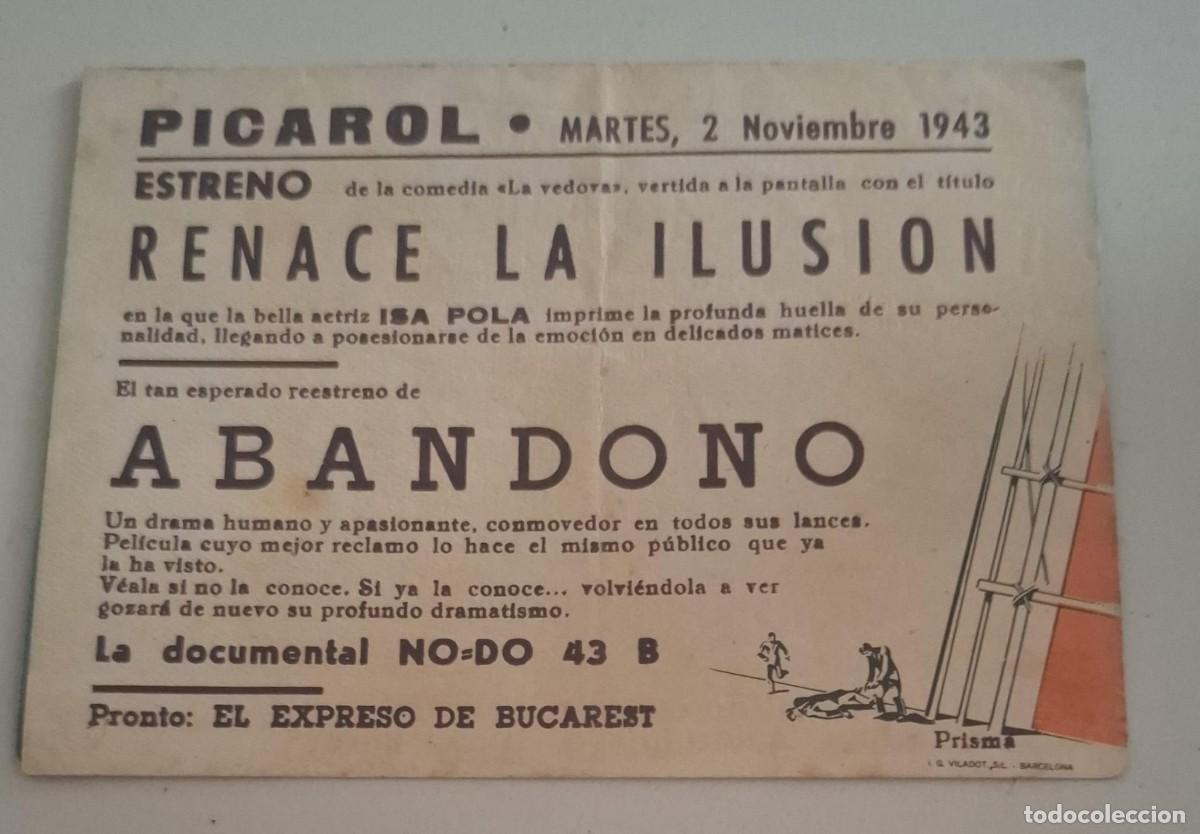 Cine: RENACE LA ILUSION - PROGRAMA DE CINE - Foto 3