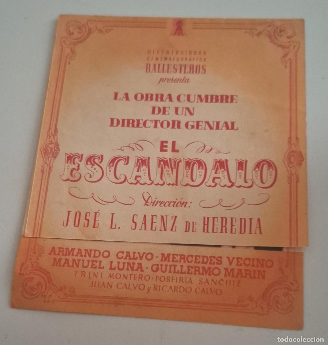 Cine: EL ESCANDALO - PROGRAMA DE CINE