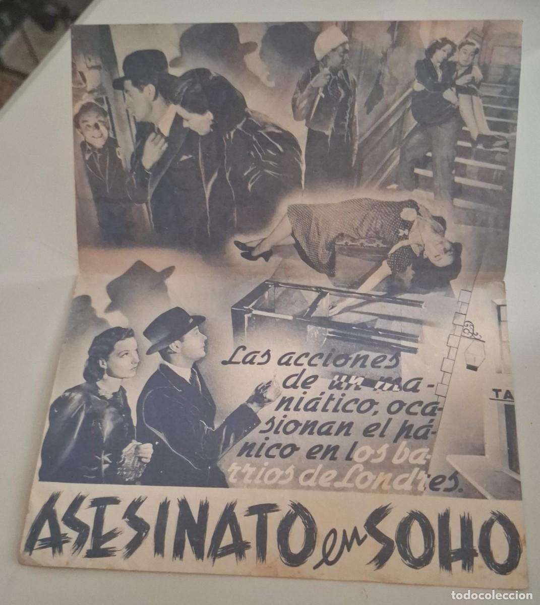 Cine: ASESINATO EN SOHO - PROGRAMA DE CINE - Foto 2
