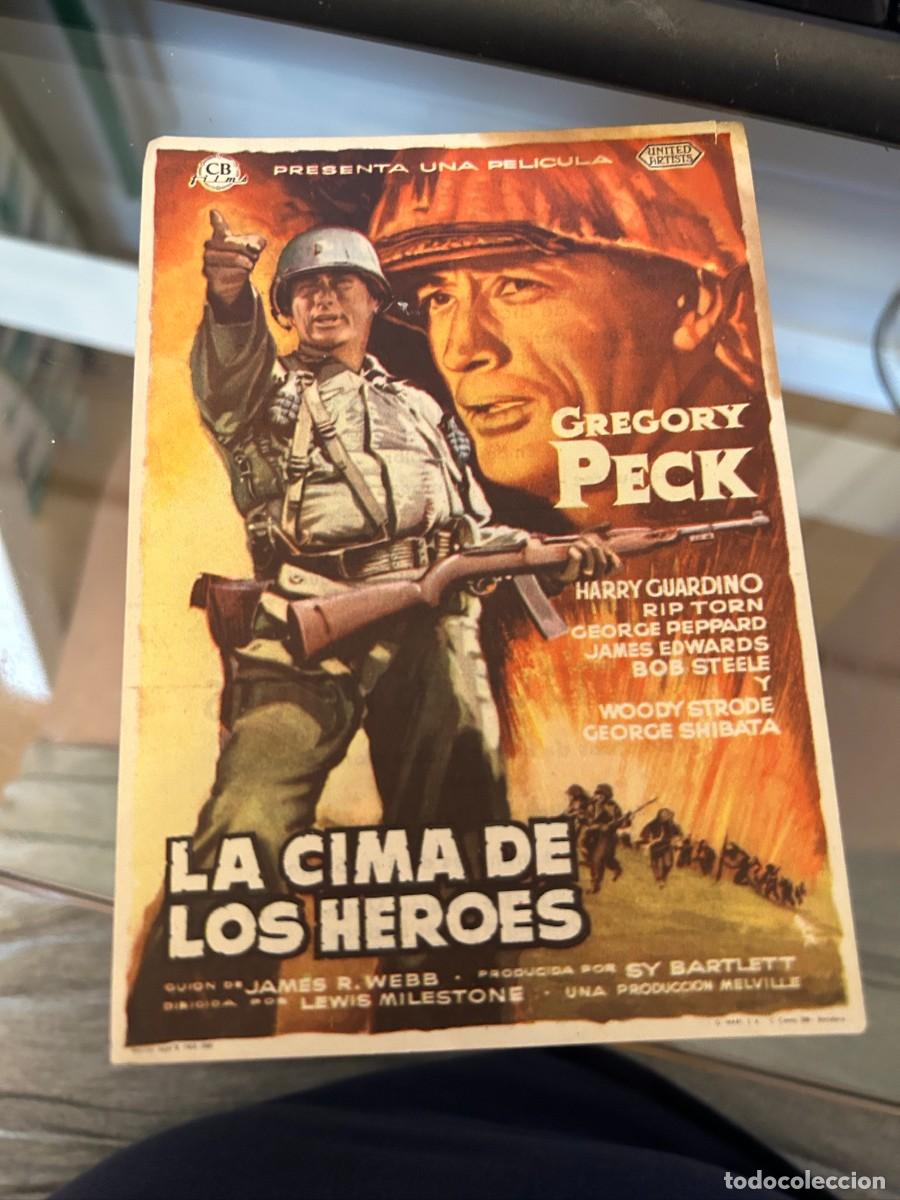 Cine: 1985 la cima de los heroes cines galileo y bohemio barcelona con publicidad buen estado