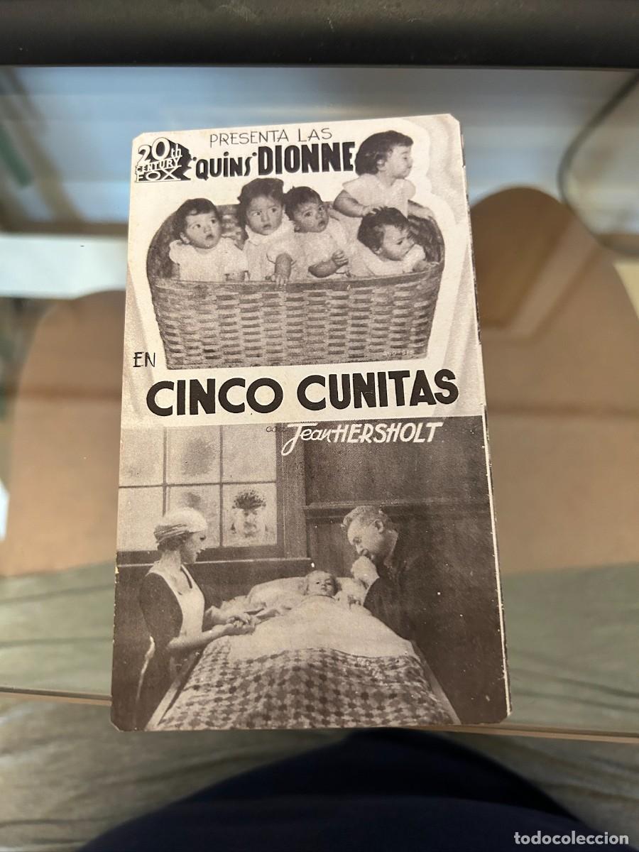 Cine: 1990 cinco cunitas cines astoria y maryland buen estado con publicidad