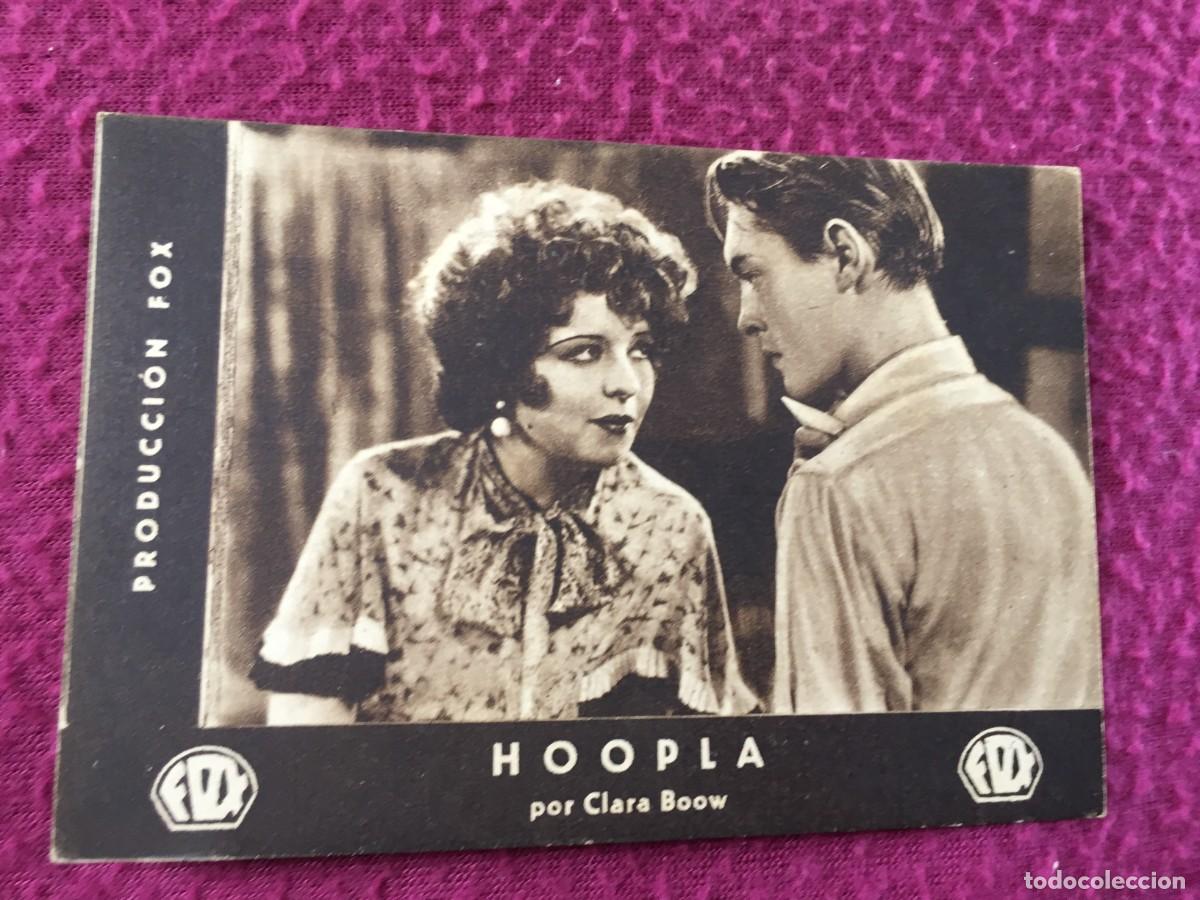 Cine: HOOPLA - PROGRAMA CINE - TARJETA FOX - CLARA BOW - Foto 1