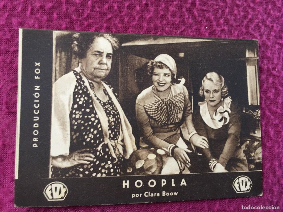 Cine: HOOPLA - PROGRAMA CINE - TARJETA FOX - CLARA BOW - A&Ntilde;OS 30