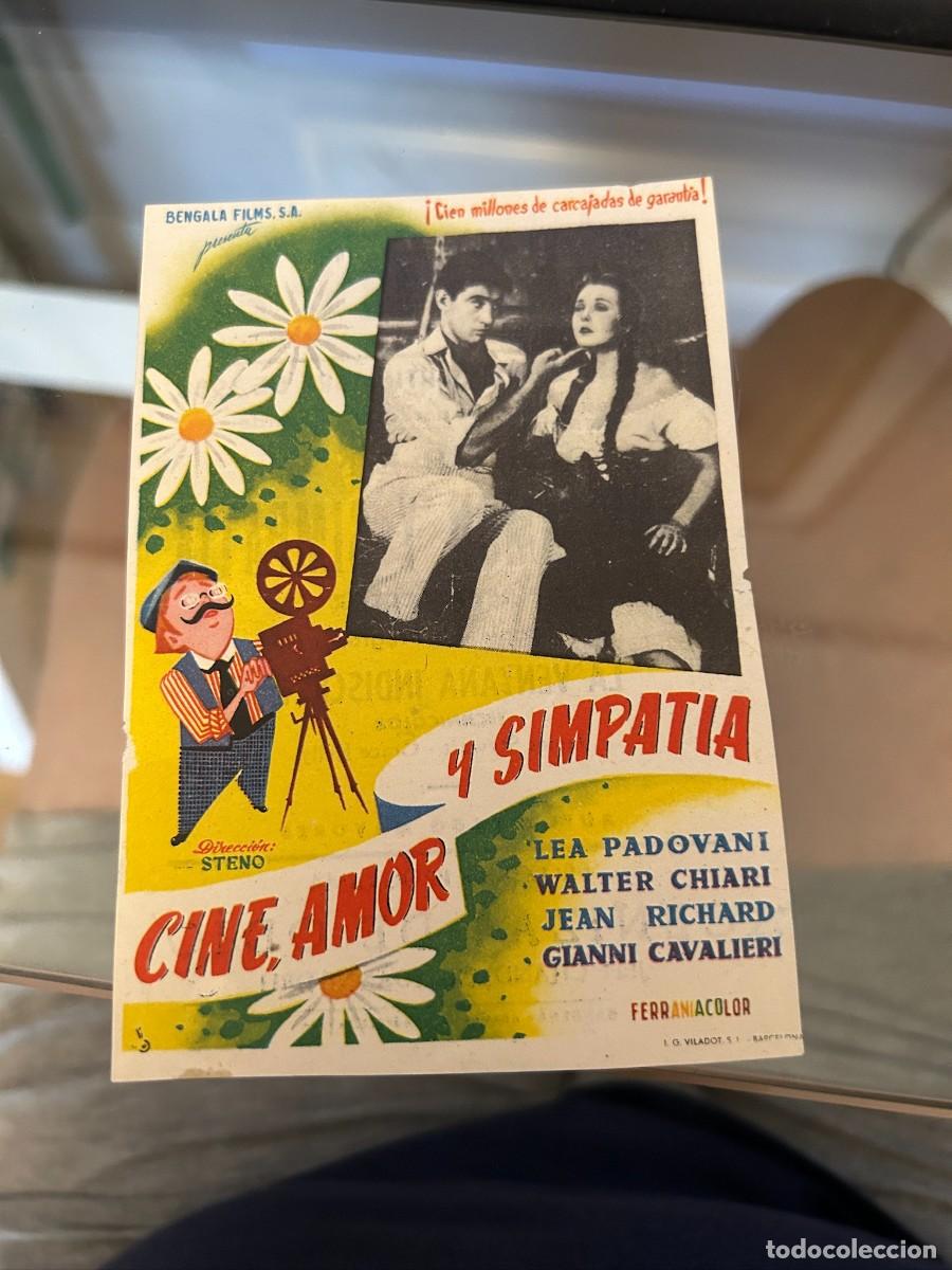 Cine: 1996 cine, amor y simpatia cine romea castellon con publicidad buen estado