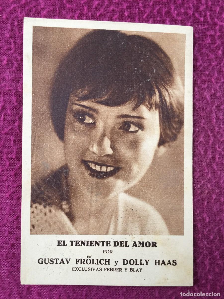 Cine: TARJETA PROGRAMA DE CINE-EL TENIENTE DEL AMOR