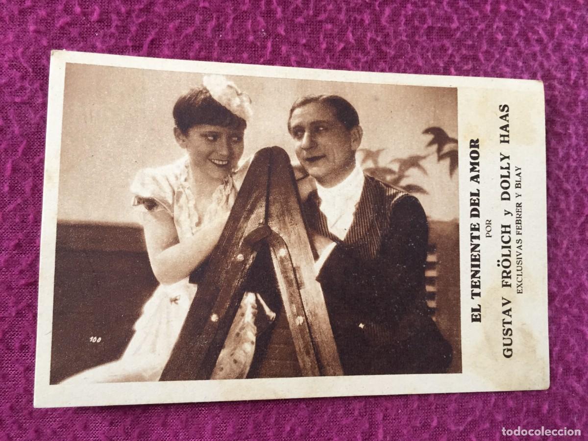 Cine: TARJETA PROGRAMA DE CINE-EL TENIENTE DEL AMOR