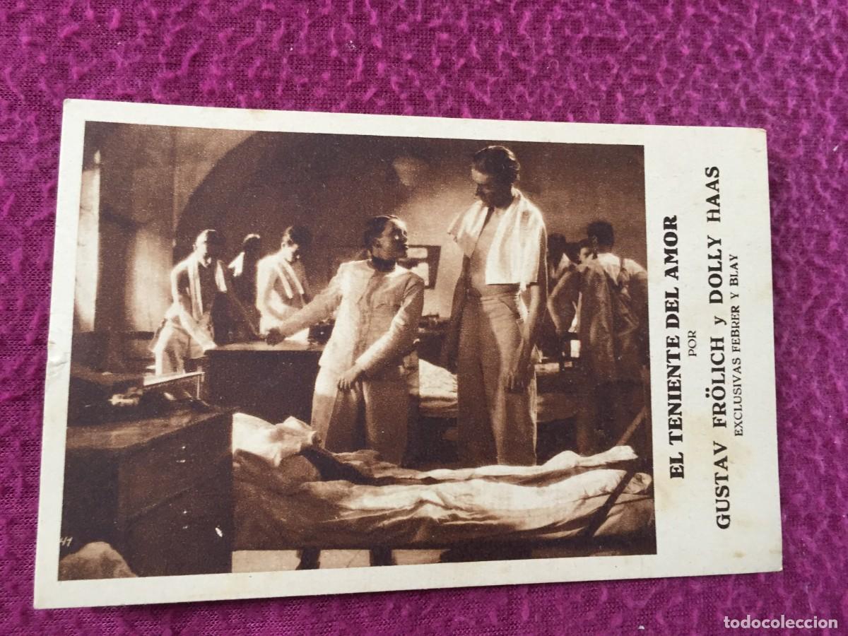 Cine: TARJETA PROGRAMA DE CINE-EL TENIENTE DEL AMOR - Foto 1