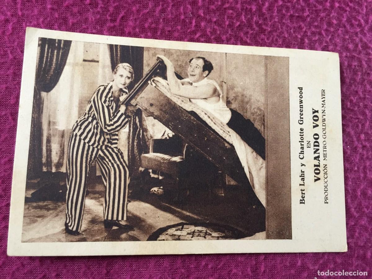 Cine: VOLANDO VOY TARJETA MGM BERT LAHR CHARLOTTE GREENWOOD