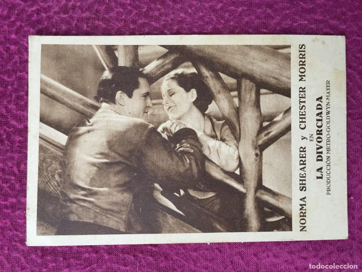 Cine: PROGRAMA CINE: LA DIVORCIADA, TARJETA POSTAL - Foto 1