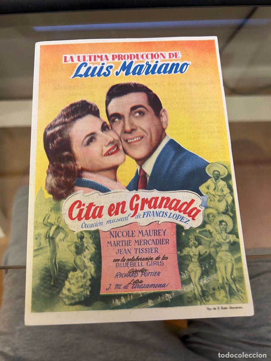 Cine: 2015 CITA EN GRANADA CON PUBLICIDAD BARCEONA BUEN ESTADO CON CANCIONES