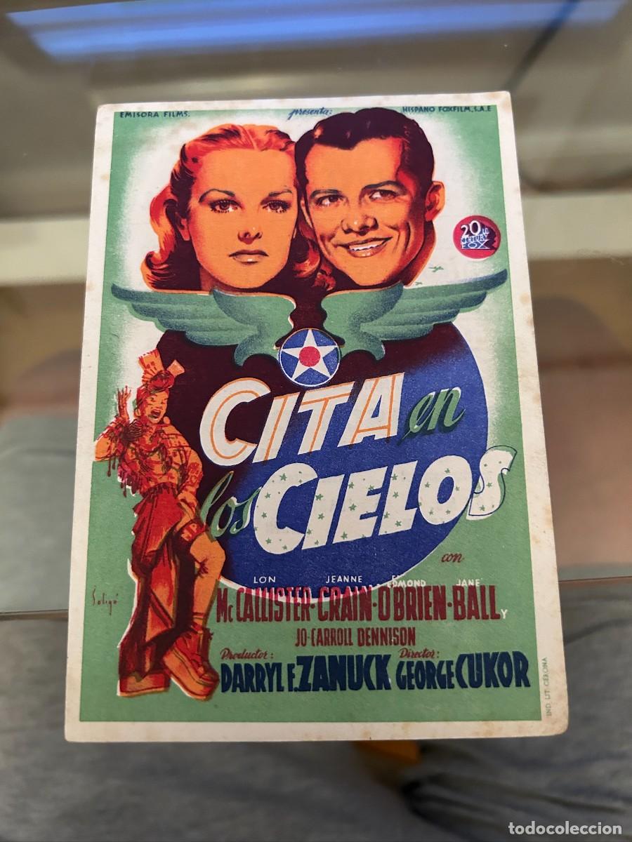 Cine: 2022 CITA EN LOS CIELOS TEATRO PRINCIPAL GERONA CON PUBLICIDAD BUEN ESTADO