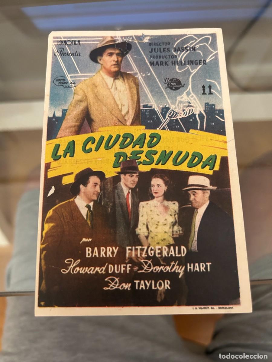 Cine: 2044 LA CIUDAD DESNUDA CINE FANTASIO BARCELONA CON PUBLICIDAD BUEN ESTADO