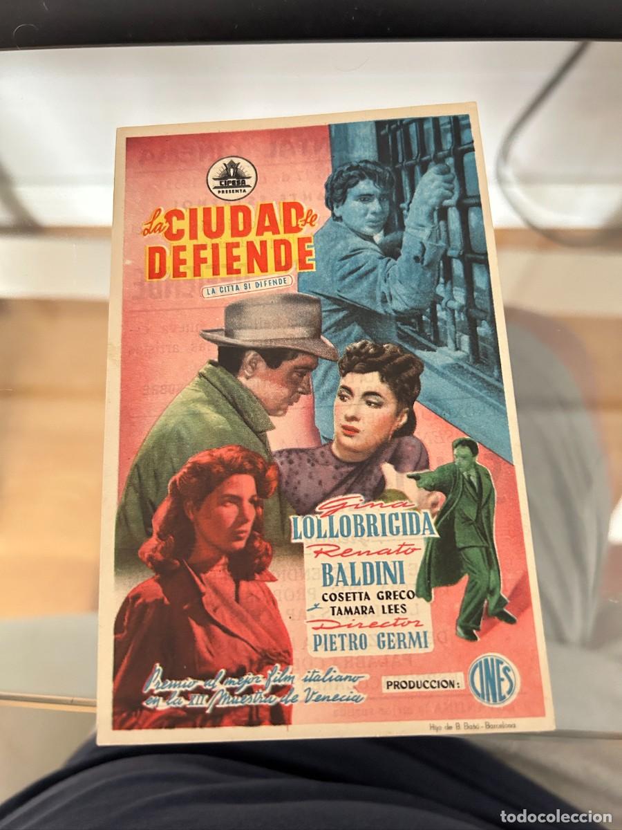 Cine: 2051 LA CIUDAD SE DEFIENDE MONUMENTAL CINEMA MELILLA CON PUBLICIDAD BUEN ESTADO