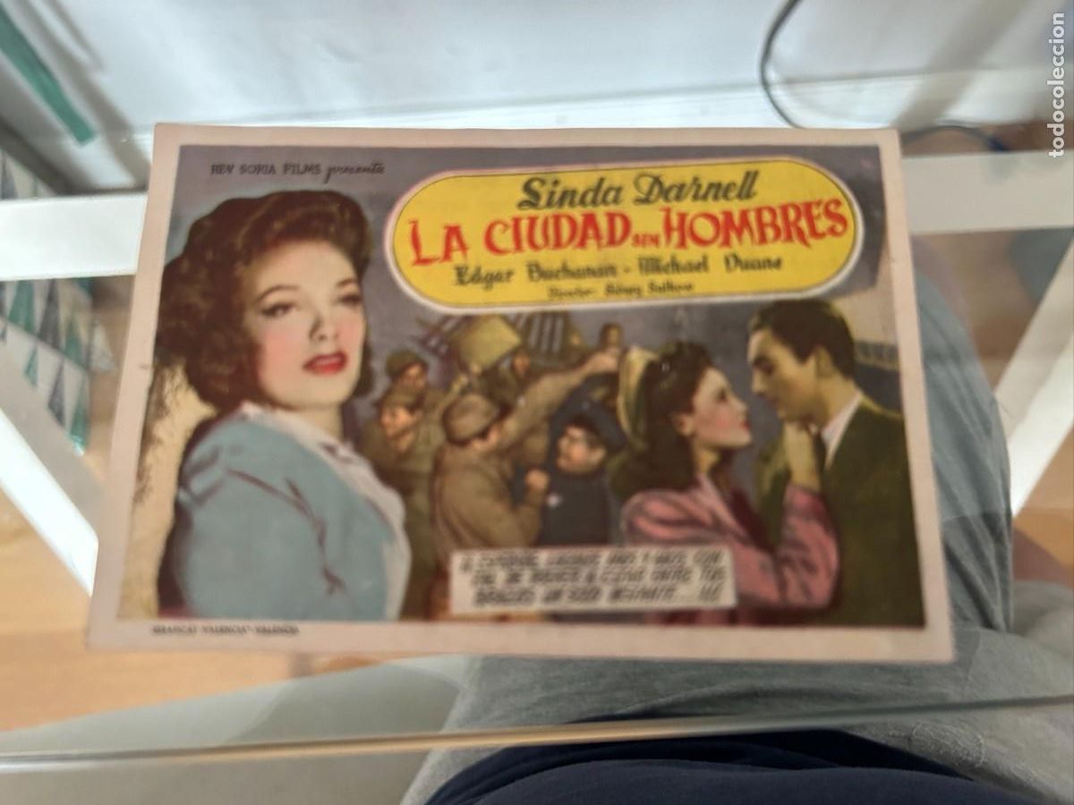 Cine: 2O53 LA CIUDAD SIN HOMBRES VALENCIA CON PUBLICIDAD BUEN ESTADO
