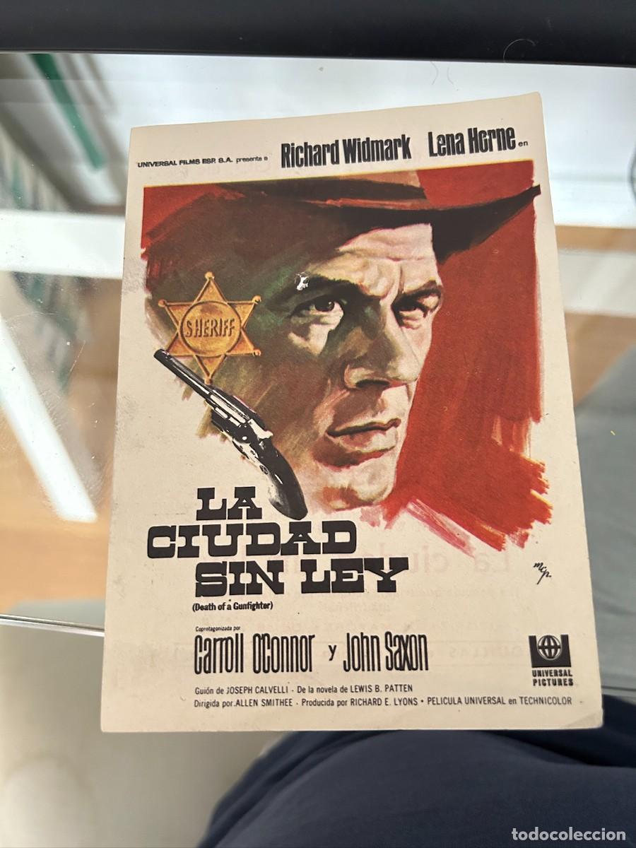 Cine: 2056 LA CIUDAD SIN LEY CINE LIS PALACE JAEN CON PUBLICIDAD BUEN ESTADO