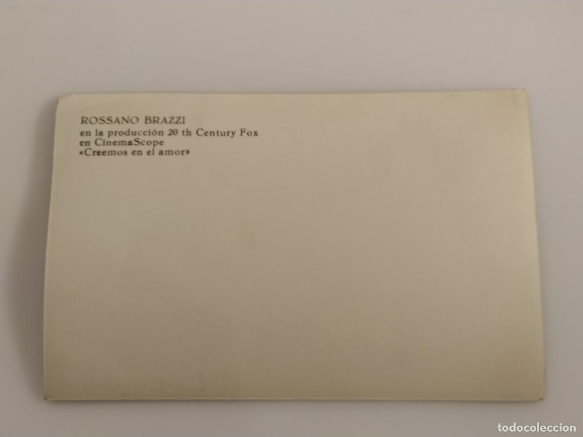 Cine: ROSSANO BRAZZI - CREEMOS EN EL AMOR - PROGRAMA DE CINE - POSTAL (116.932) - Foto 2