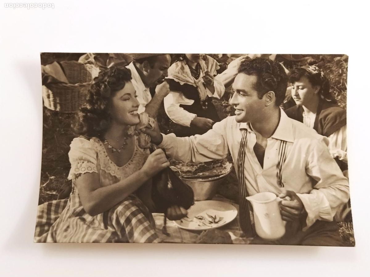 Cine: CAROLINA JIMENEZ Y JORGE MISTRAL - SABELA DE CAMBADOS - PROGRAMA DE CINE - POSTAL (116.934)