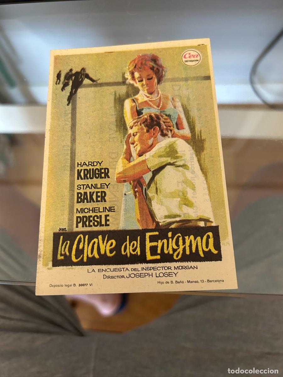 Cine: 2067 la clave del enigma cine principal callosa alicante con publicidad buen estado