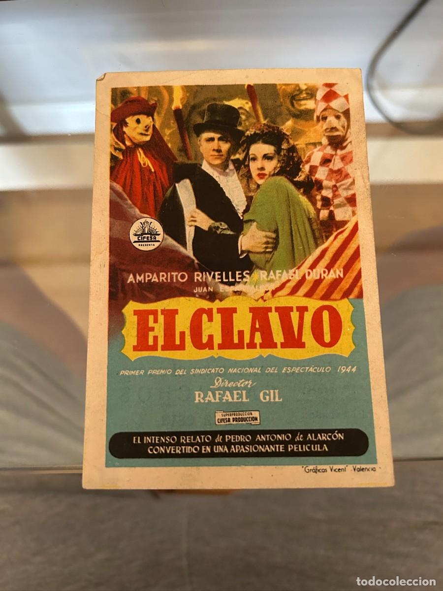 Cine: 2071 el clavo rute cordoba con publicidad buen estado amparito rivelles y rafael duran