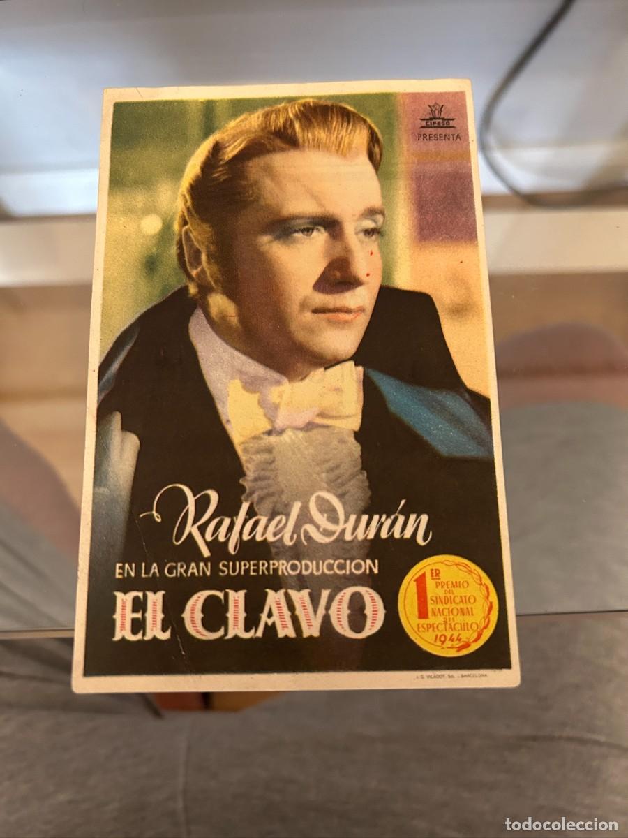 Cine: 2076 el clavo teatro san ildefonso linares con publicidad buen estado