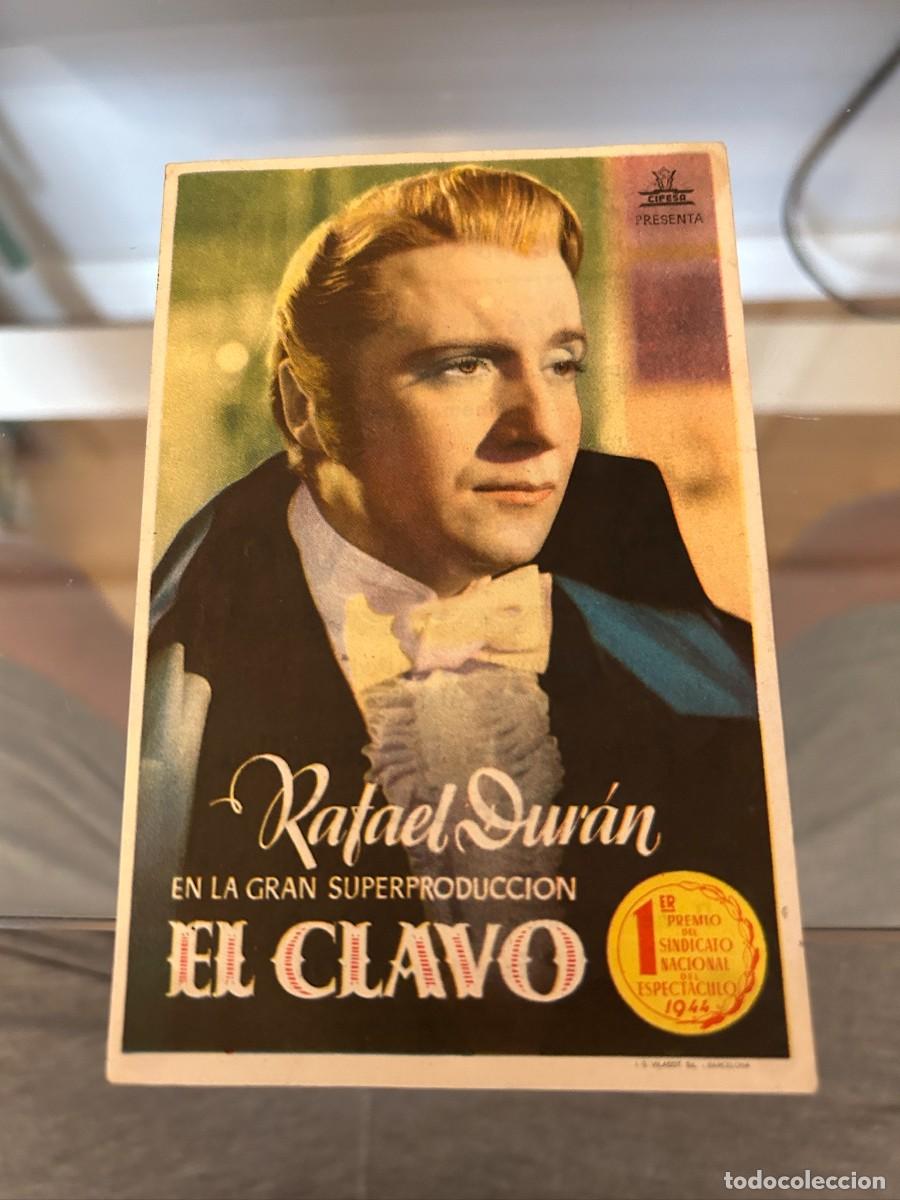 Cine: 2078 el clavo cine dorado zaragoza con publicidad buen estado