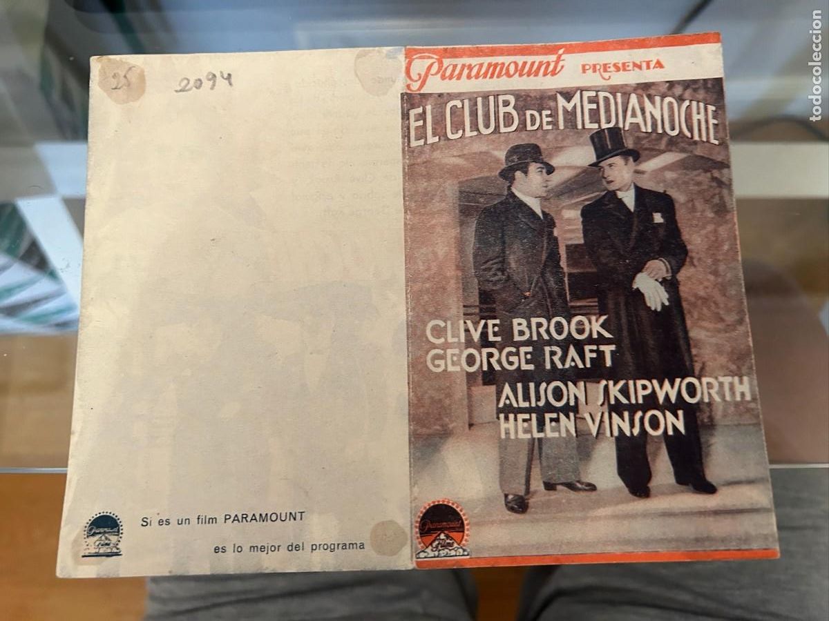 Cine: 2094 el club de medianoche sin publicidad muy buen estado