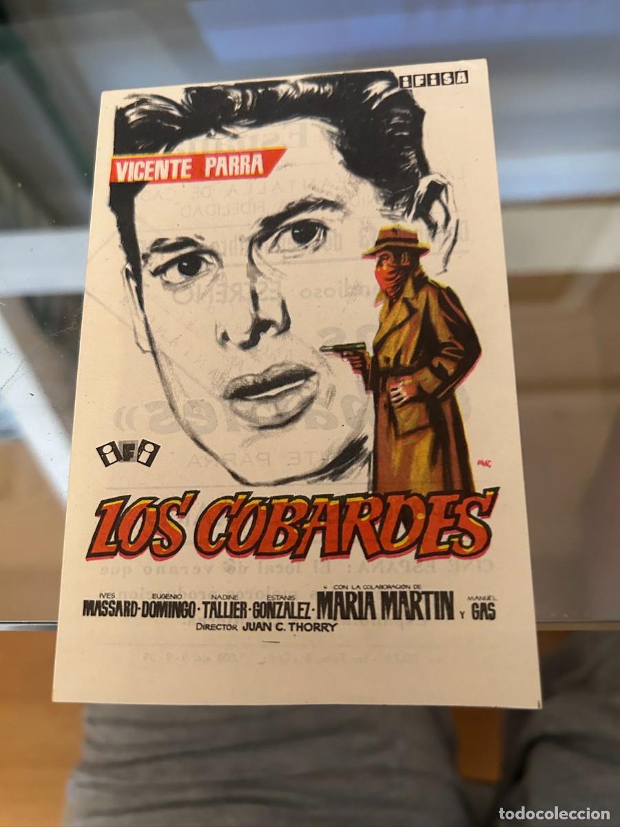 Cine: 2103 LOS COBARDES CINE ESPA&Ntilde;A CADIZ CON PUBLICIDAD BUEN ESTADO