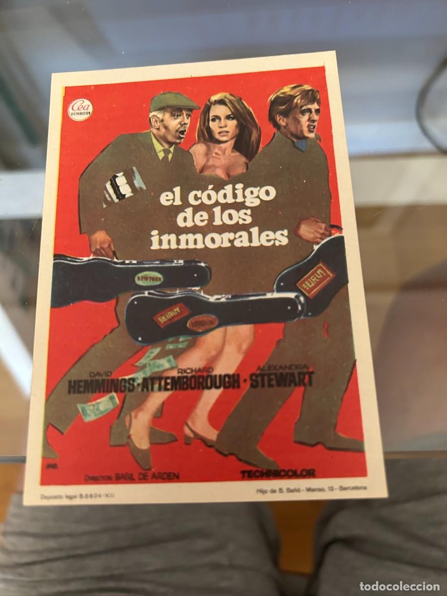 Cine: 2109 EL CODIGO DE LOS INMORALES SIN PUBLICIDAD BUEN ESTADO