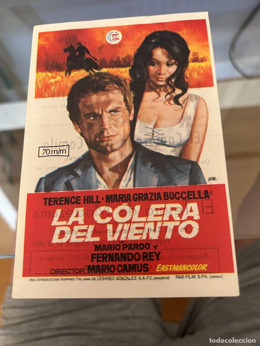 Cine: 2114 LA COLERA DEL VIENTO CINES VICTORIA Y BOLET VILAFRANCA DEL PEBEDES CON PUBLICIDAD BUEN ESTADO