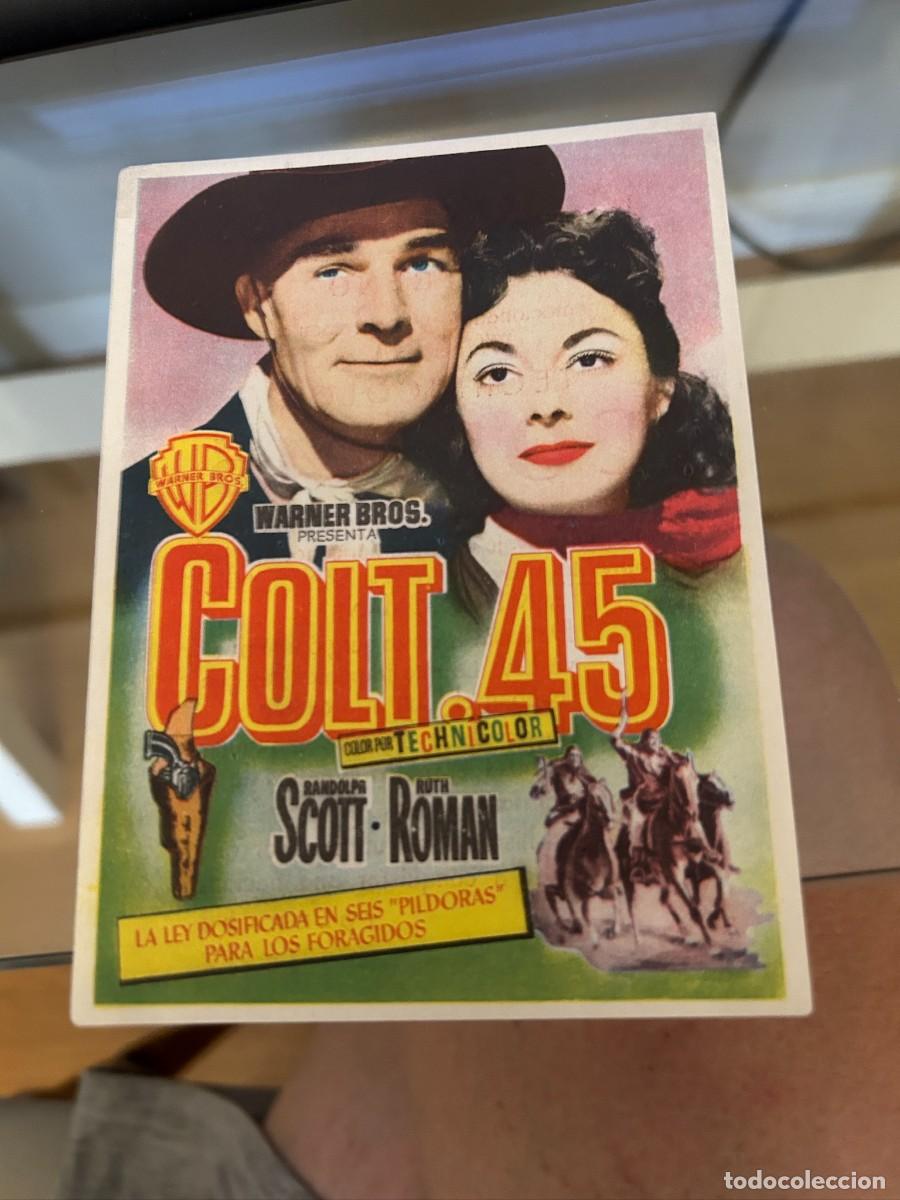 Cine: 2128 COLT 45 CINE JOVELLANOS GIJON BUEN ESTADO CON PUBLICIDAD