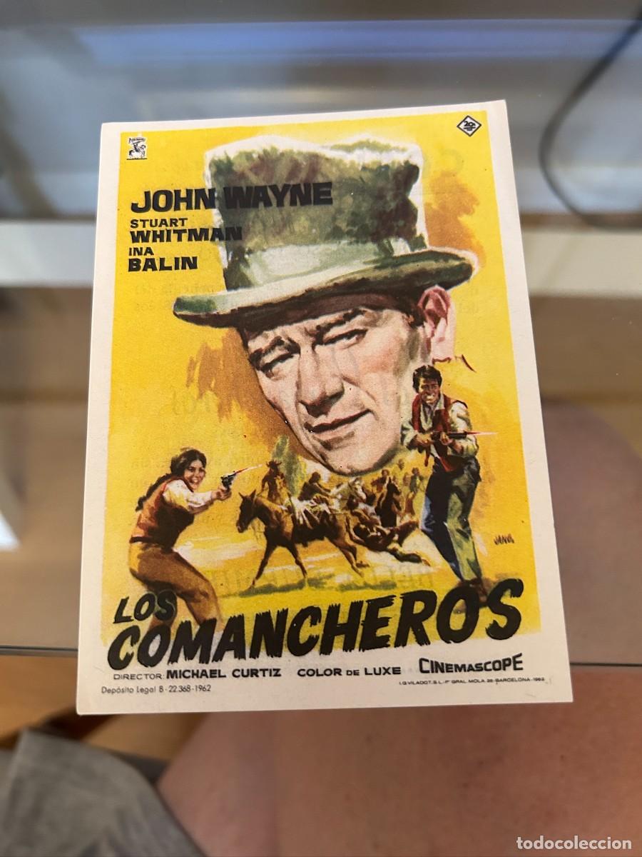 Cine: 2130 LOS COMANCHEROS JOHN WAYNE CINE CAPITOL TARRAGONA CON PUBLICIDAD BUEN ESTADO