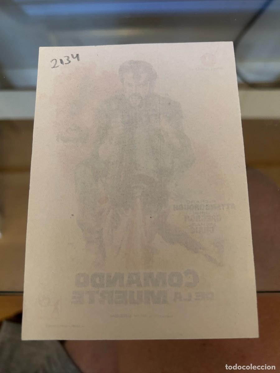 Cine: 2134 COMANDO DE LA MUERTE SIN PUBLICIDAD NUEVO - Foto 2