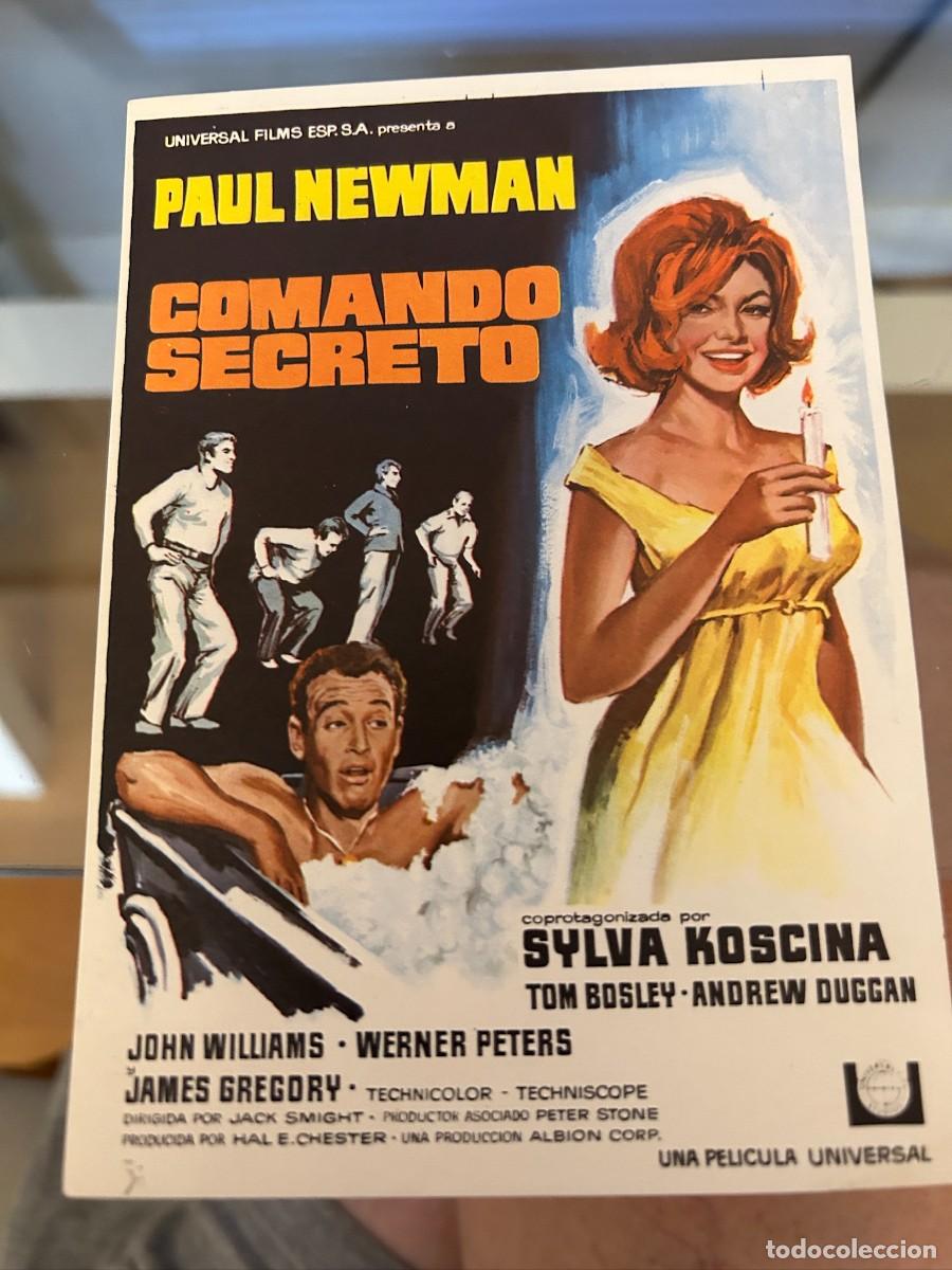 Cine: 2136 COMANDO SECRETOPAUL NEWMAN SIN PUBLICIDAD BUEN ESTADO