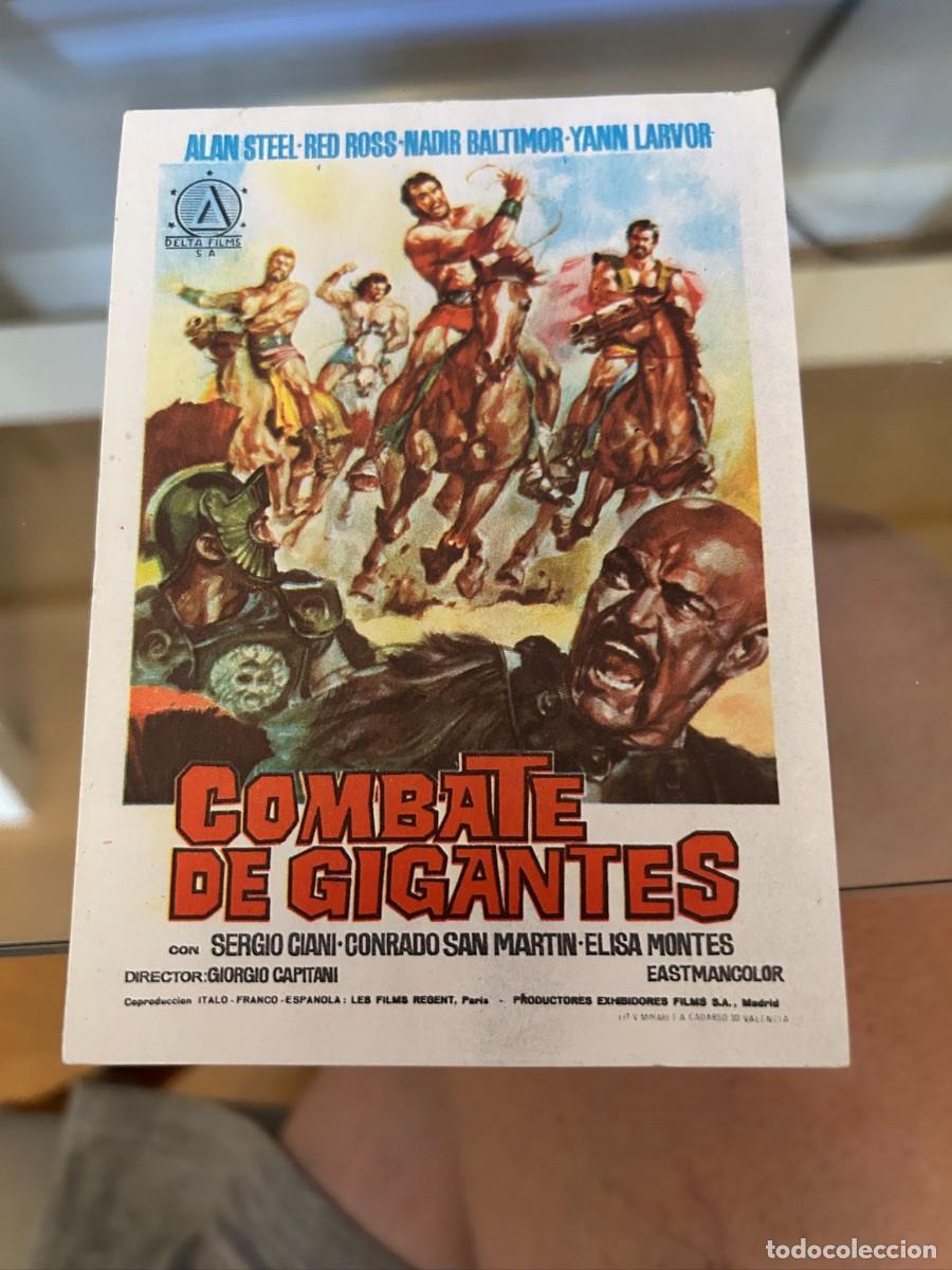 Cine: 2137 COMBATE DE GIGANTES SIN PUBLICIDAD BUEN ESTADO