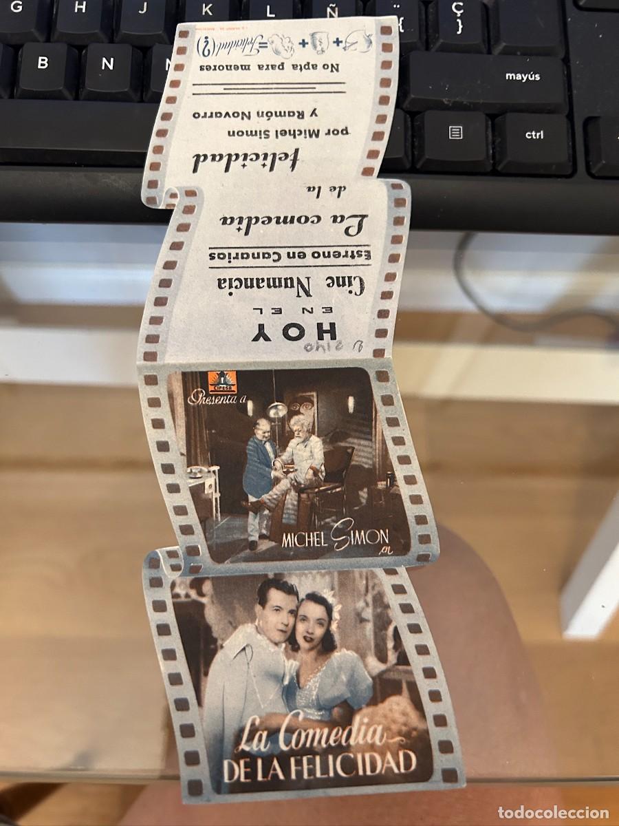 Cine: 2140 LA COMEDIA DE LA FELICIDAD CINE NUMANCIA SANTA CRUZ DE TENERIFE COMO NUEVO CON PUBLICIDAD