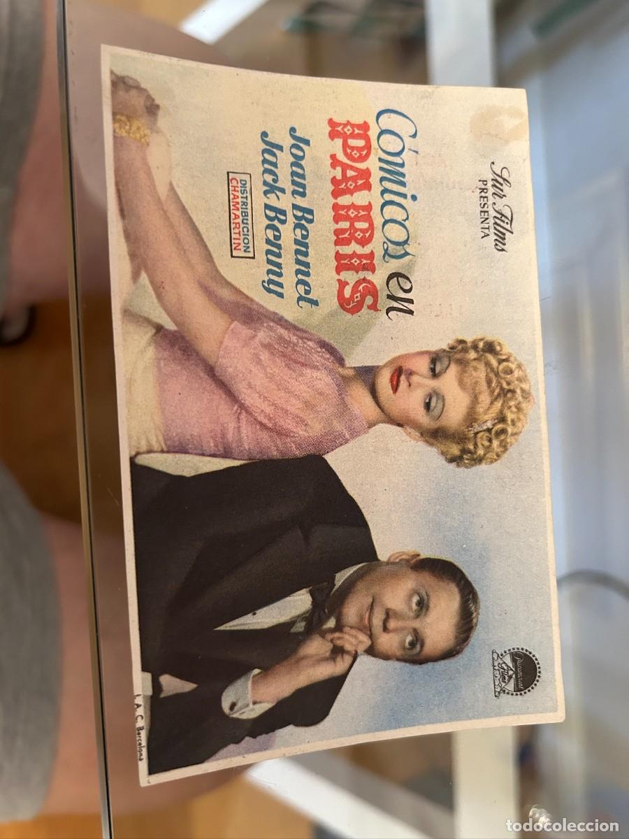Cine: 2144 COMICOS EN PARIS CINE FUENSECA CORDOBA CON PUBLICIDAD CORRECTO