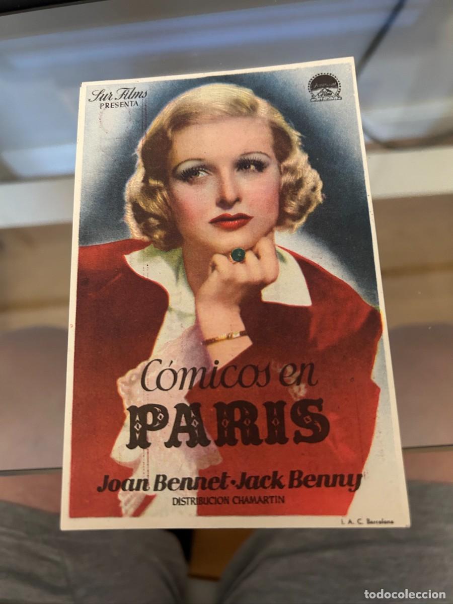 Cine: 2145 COMICOS EN PARIS CINE ESPA&Ntilde;A CUENCA CON PUBLICIDAD BUEN ESTADO