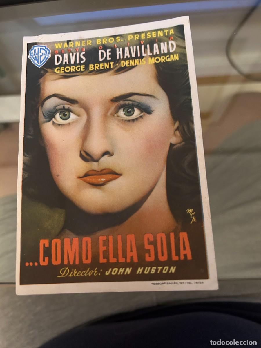 Cine: 2152 ...COMO ELLA SOLA SIN PUBLICIDAD BUEN ESTADO