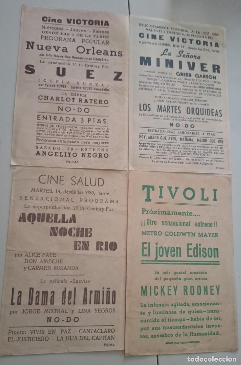 Cine: VARIOS - PROGRAMAS DE CINE - Foto 2
