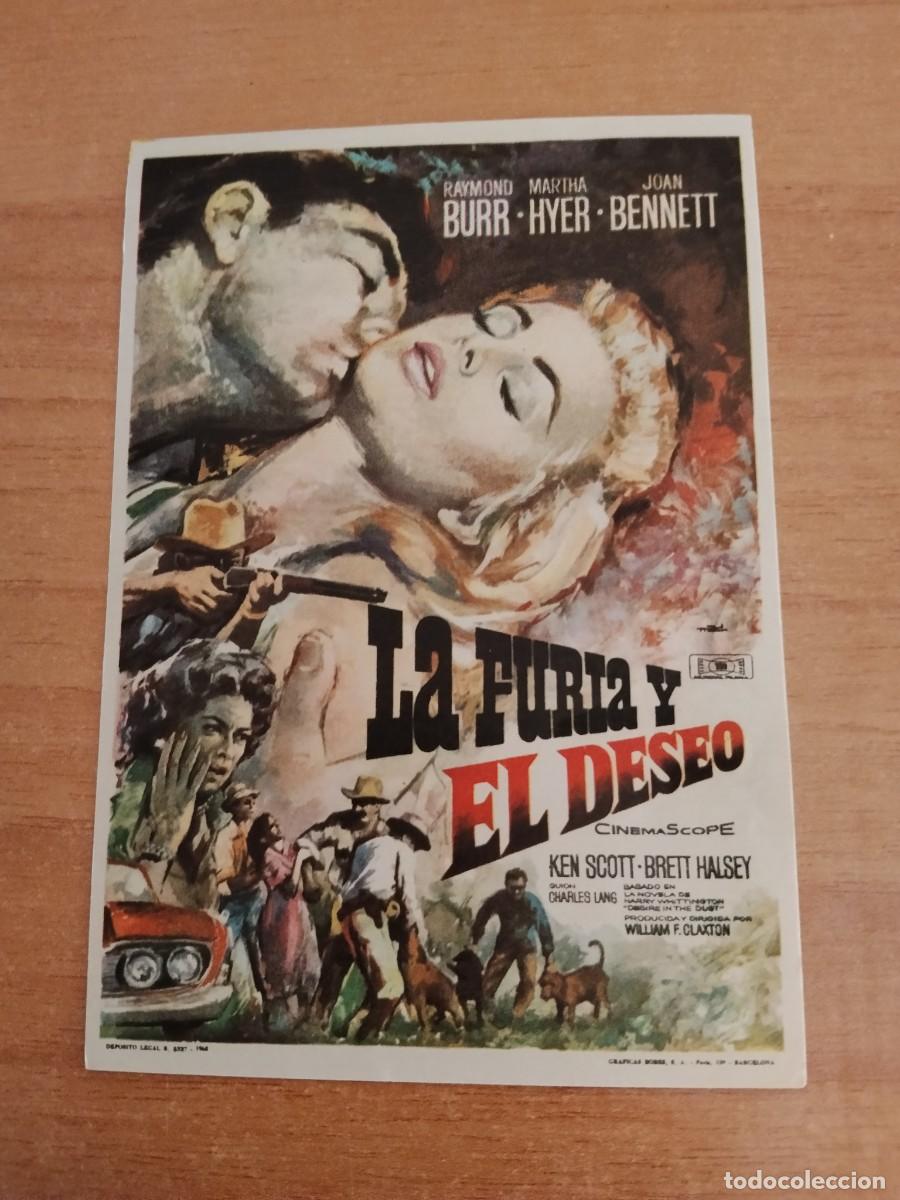 Cine: ROSA-PROGRAMA DE LA PELICULA --LA FURIA Y EL DESEO