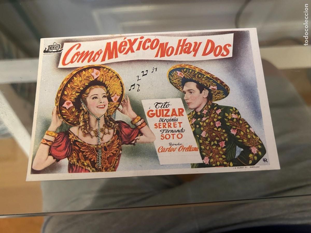 Cine: 2158 COMO MEXICO NO HAY DOS TEATRO CIRCO CARTAGENA CON PUBLICIDAD BUEN ESTADO