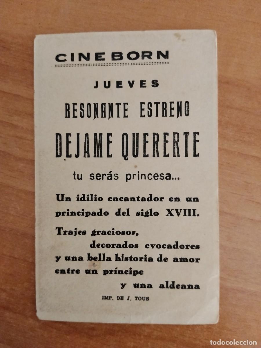 Cine: ROSA-PROGRAMA DE LA PELICULA --DEJAME QUERERTE ct - Foto 2