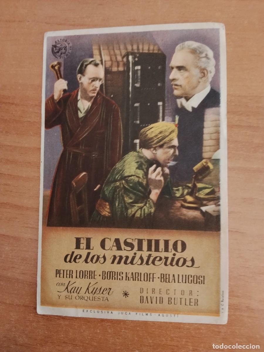 Cine: ROSA-PROGRAMA DE LA PELICULA --EL CASTILLO DE LOS MISTERIOS