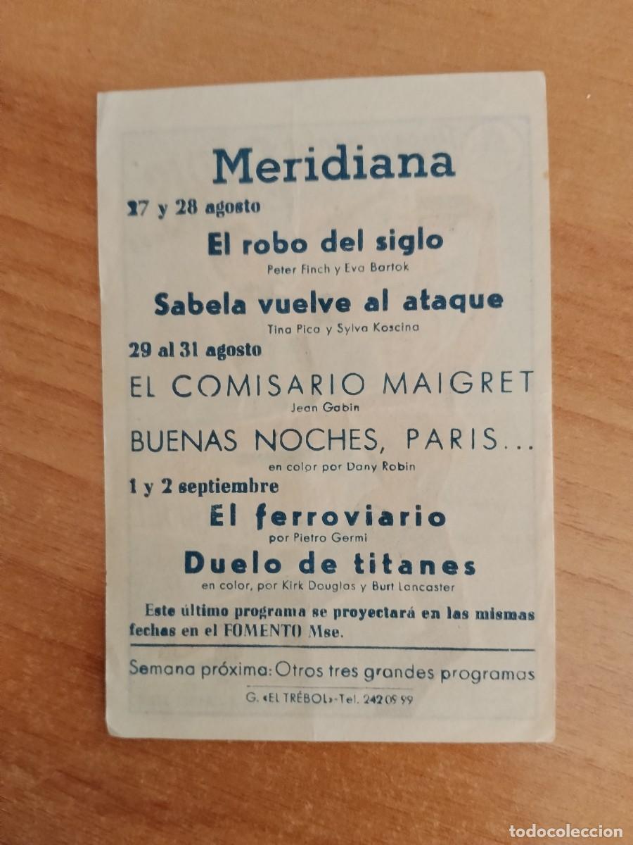 Cine: ROSA-PROGRAMA DE LA PELICULA --BUENAS NOCHES PAPRIS CT - Foto 2