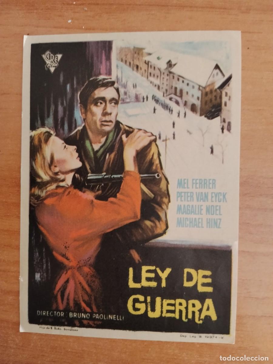 Cine: ROSA-PROGRAMA DE LA PELICULA --LEY DE VIDA