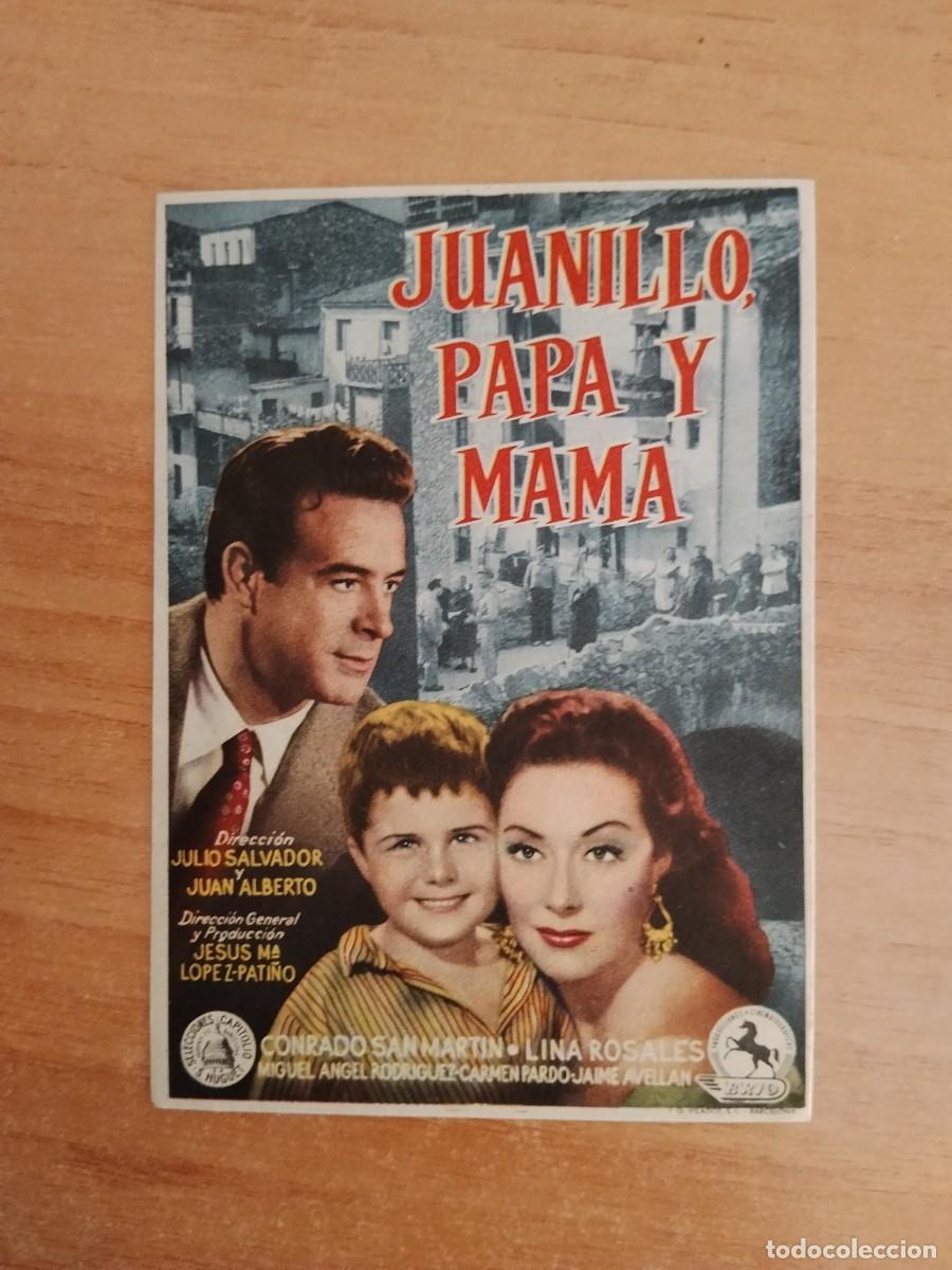 Cine: ROSA-PROGRAMA DE LA PELICULA --JUANILLO PAPA Y MAMA ct - Foto 1